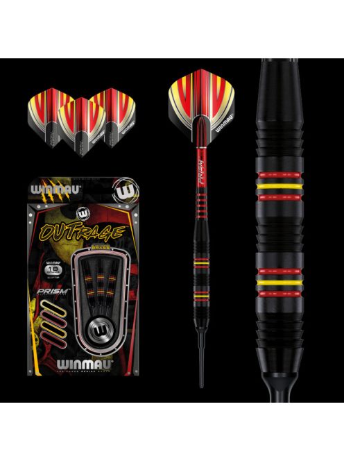 Dart szett Winmau soft Outrage 18g, réz (utolsó darabok)