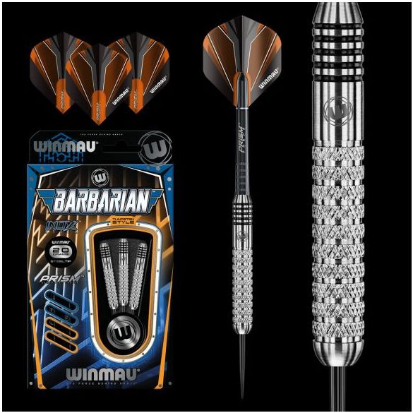 Winmau steel szett Barbarian 20g Inox steel