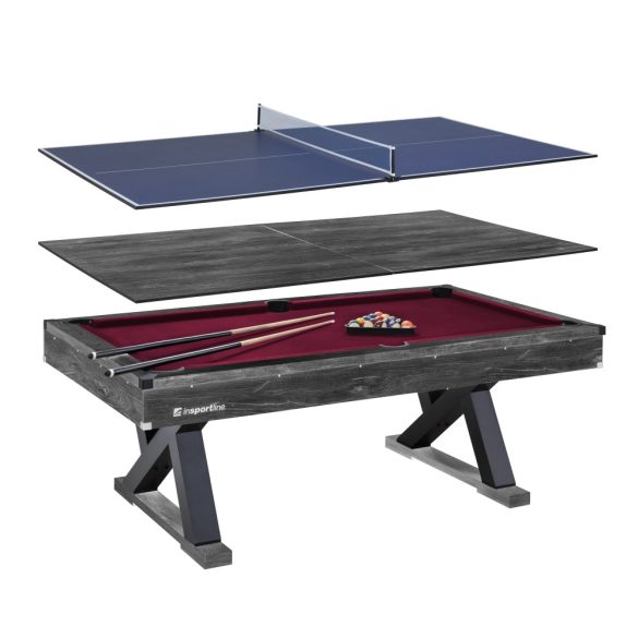 Billiard table 3in1 inSPORTline Residento - dark wood