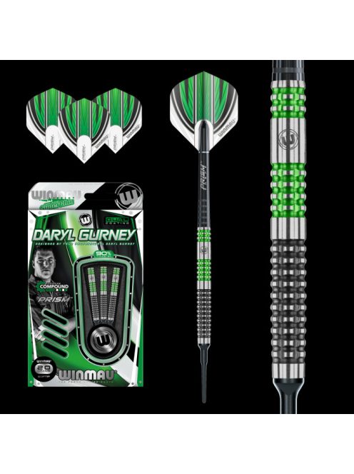 Dart szett Winmau soft Daryl Gurney 20g 90%