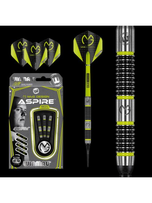 Dart szett Winmau soft MvG Aspire 20g, 80% wolfram