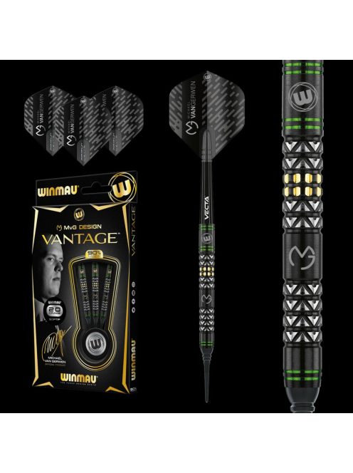 Dart szett Winmau Soft MVG Vantage 20g 90% wolfram