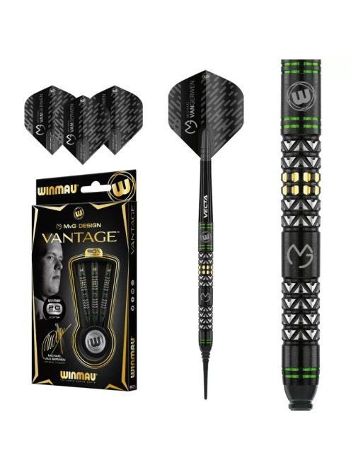 Dart szett Winmau Soft MVG Vantage 20g 90%