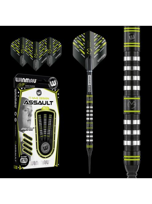 Dart szett Winmau Soft Michael van Gerwen Assault 20g 90% wolfram