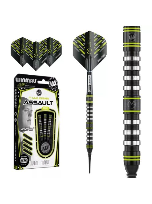 Dart szett Winmau Soft Michael van Gerwen Assault 20g 90%