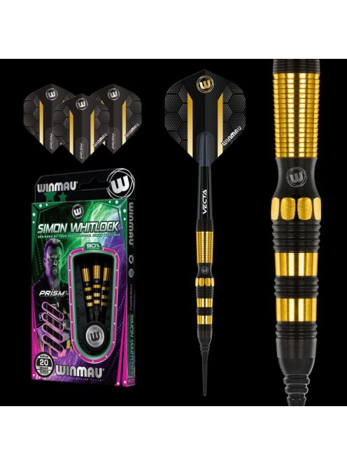 Dart szett Winmau soft Simon Whitlock 90% Wolfram 20g 