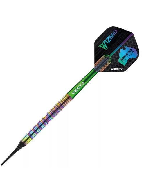 Dart szett Winmau soft Simon Whitlock World Cup Rainbow SE 18g, 90%