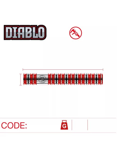 Dart szett Winmau Soft Diablo 20g, 90%