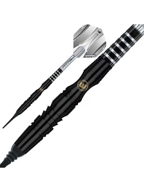 Dart szett soft Winmau Sniper Black 20g, 90%