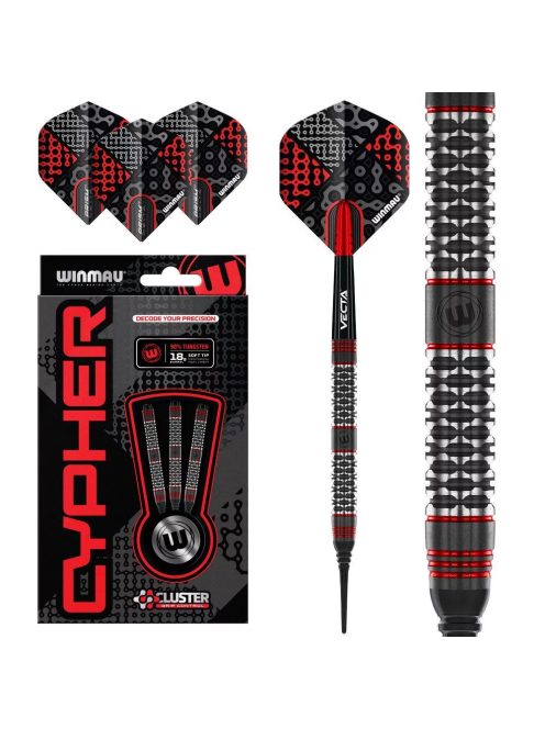 Dart szett Winmau soft Cypher 18g, 90%