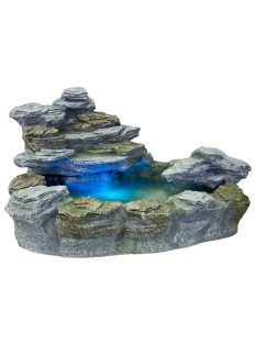 garden splashing fountain Blue Pearl (with lighting)