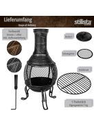 STILISTA® Terrassenofen, patio stove, antique bronze