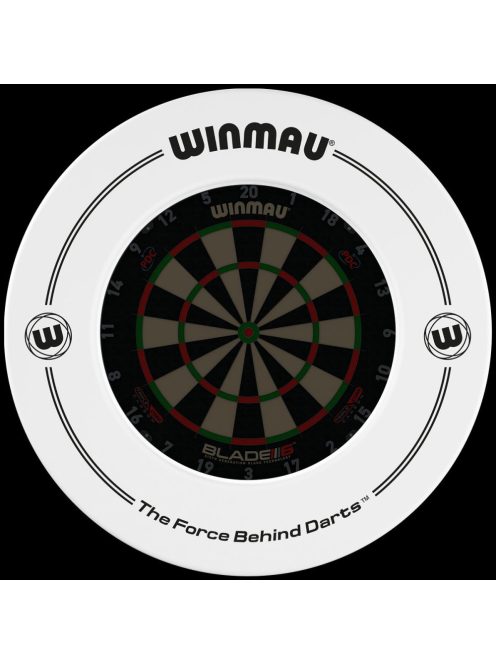 Winmau wall protection dart around board, white