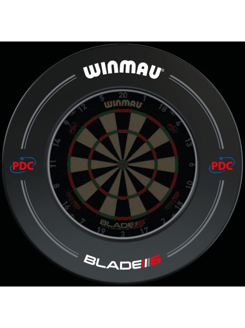 WINMAU FALVÉDŐ DART TÁBLA KÖRÉ FEKETE, PDC