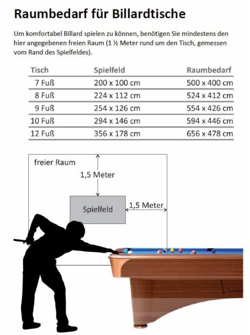 pool biliárdasztal Rasson Rasson Pierce 8