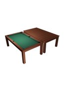 Dynamic Pool Table / Dining Table, Mozart, 7 ft.,mahogany