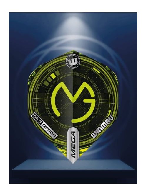 DART TOLL WINMAU MEGA STANDARD MVG Logo Tech ZÖLD