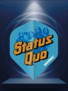 dart toll Winmau Rock Legends Status Quo Blue Logo (utolsó darabok)