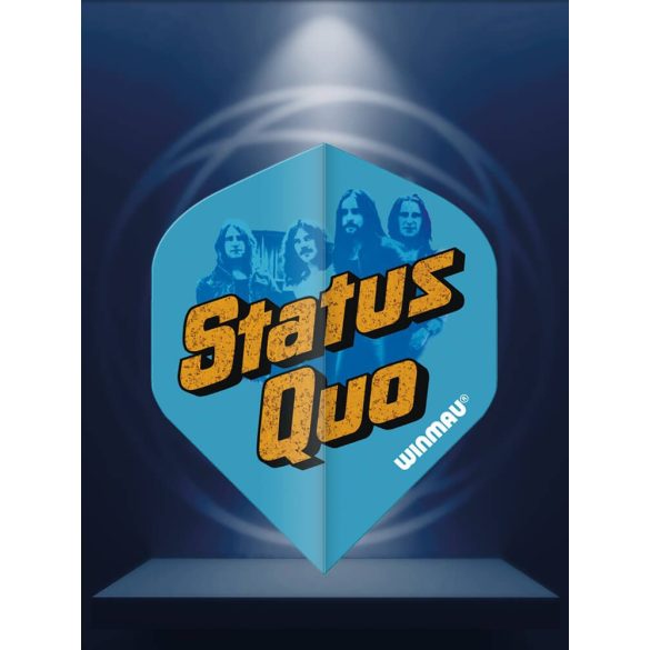 dart toll Winmau Rock Legends Status Quo Blue Logo (utolsó darabok)