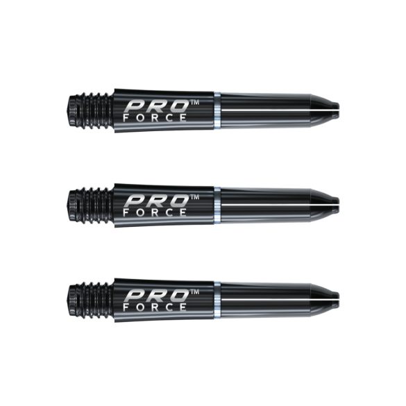 Dart szár Winmau Pro Force extra rövid fekete 27mm