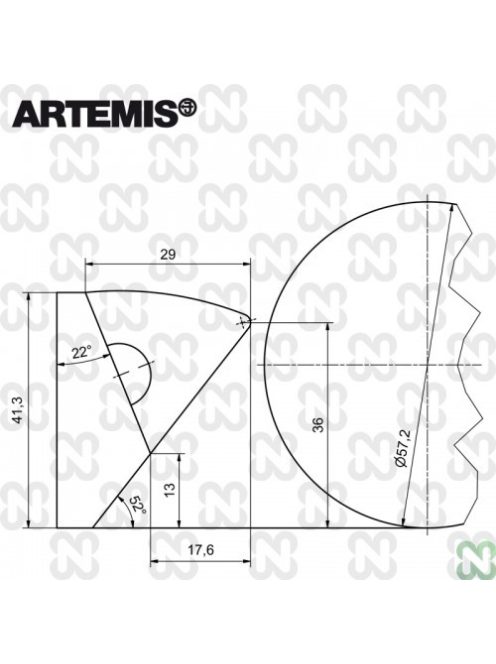 Mandínergumi Artemis pool szett N.66