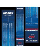 Winmau Outshot darts szőnyeg, kiszállóval, gumis aljú