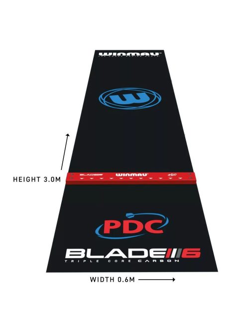 darts szőnyeg Winmau Zone Precision Pro PDC dobóléccel