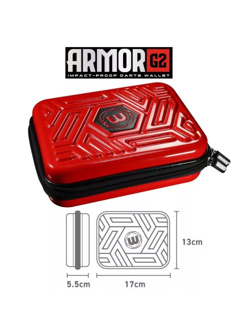 darts tok Winmau Armor G2 - piros