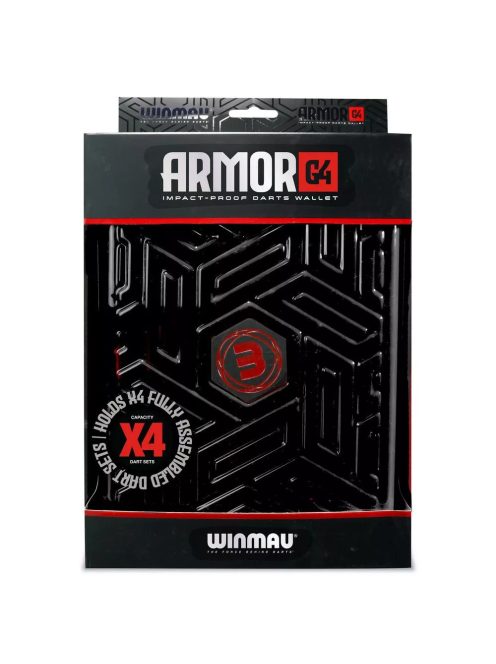 dart tok Winmau Armor G4 (fekete, négy szett nyílhoz)