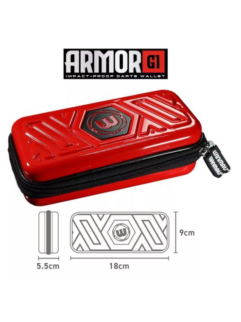 darts tok Winmau Armor G1 - piros