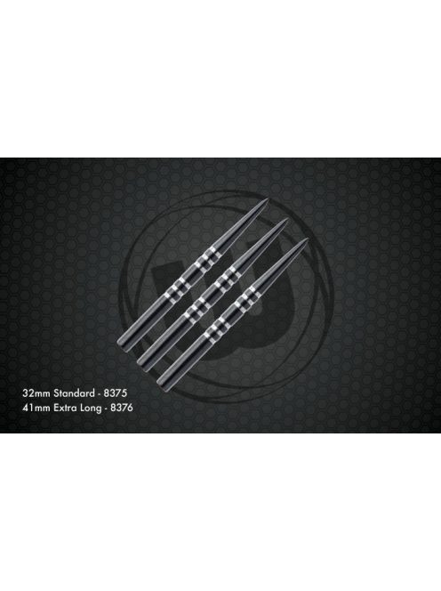 Darthegy STEEL Winmau 41mm extra hosszú Regrooved 3db/csomag