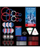 DARTS KIEGÉSZÍTŐK KÉSZLETBEN WINMAU PDC ULTIMATE KIT