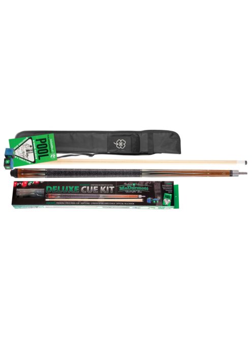 MCDERMOTT CLASSIC CUE KIT 3 BILLIARD KIT, CUE +CUE BAG