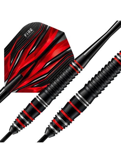 Dart szett Harrows steel 23g Fire High Grade Alloy