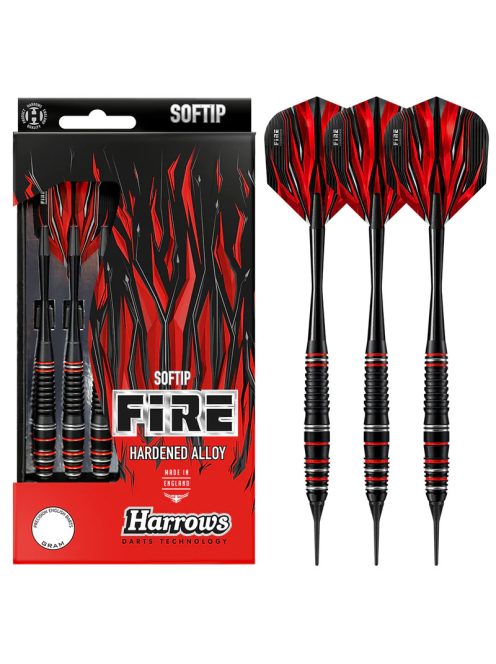 Dart szett Harrows soft 16g Fire High Grade Alloy