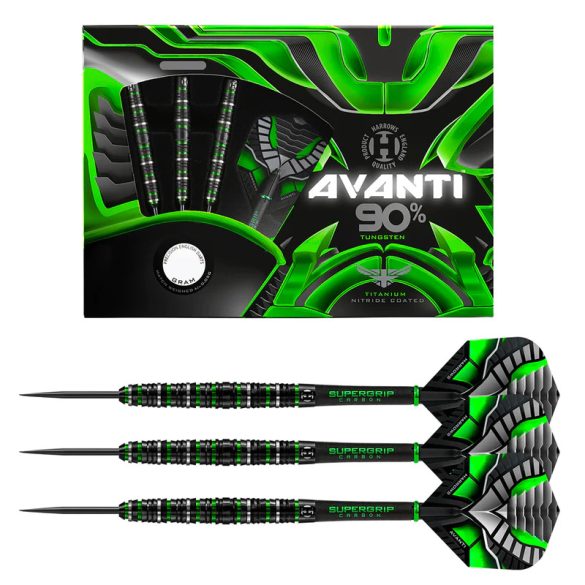 Dart szett Harrows steel 21g, Avanti 90% wolfram