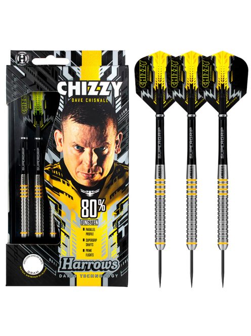 Dart szett Harrows steel 21g, Chizzy 80%