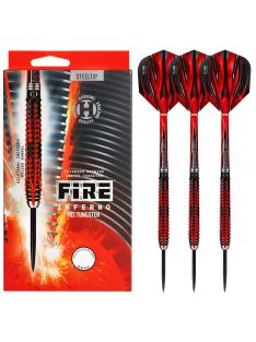 Dart set Harrows steel 21g, Fire Inferno 90% tungsten