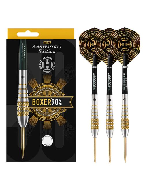 DART SZETT STEEL HARROWS ANNIVERSARY EDITION BOXER BOMB, 24G, 90% WOLFRAM