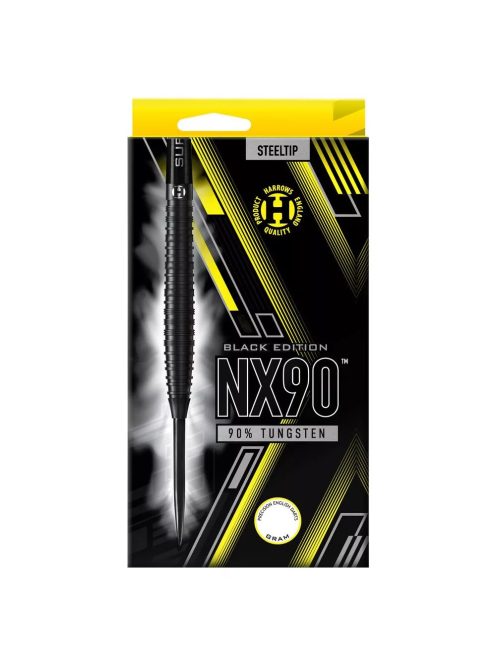 DART SZETT STEEL HARROWS NX90 BLACK EDITION 21G, 90% WOLFRAM