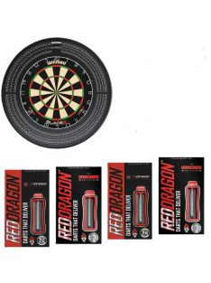   DARTS TÁBLA WINMAU BLADE 6 + OUTSHOT KISZÁLLÓS FALVEDŐ + 1 DB HELLFIRE SZETT