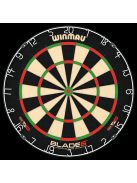 DARTS TÁBLA WINMAU BLADE 6 + OUTSHOT KISZÁLLÓS FALVEDŐ + 1 DB HELLFIRE SZETT