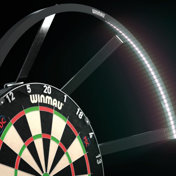 darts tábla Winmau Blade 6 + világítás Winmau Polaris komplett készlet