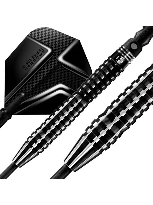 DART SZETT STEEL HARROWS BLACK KNIGHT 22G, 90% WOLFRAM