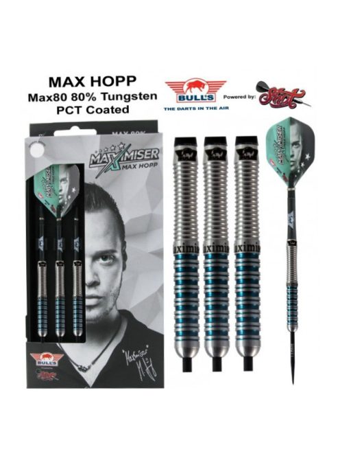 dart szett Bull's MAX HOPP 80% MAX80 steel  22gr