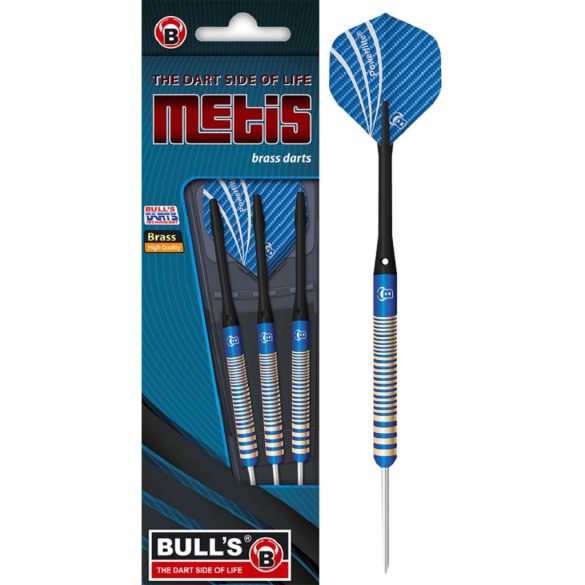 Dart szett steel BULL'S Metis 21g Kék