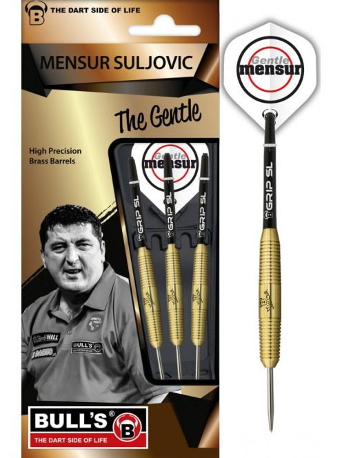 dart szett BULL'S "Mensur Suljovic" Team Player Brass Steel Dart 21gr