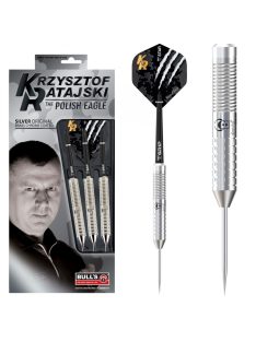 BULL'S Krzysztof Ratajski Brass Silver Steel Dart 22g