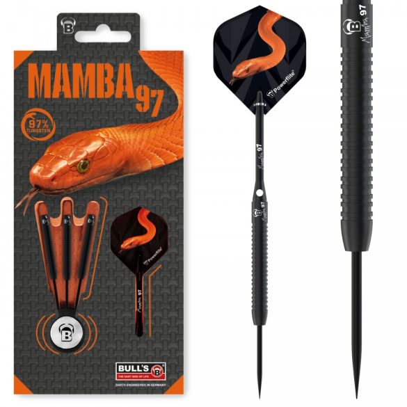 Dart szett BULL'S Mamba 97 M2 Steel 24g 97%