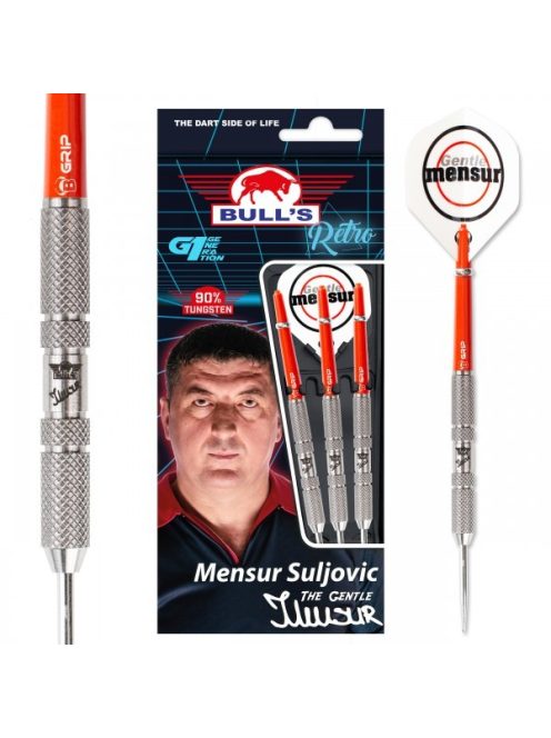 dart szett Bull's Mensur Suljovic Retro 22g 90%-os